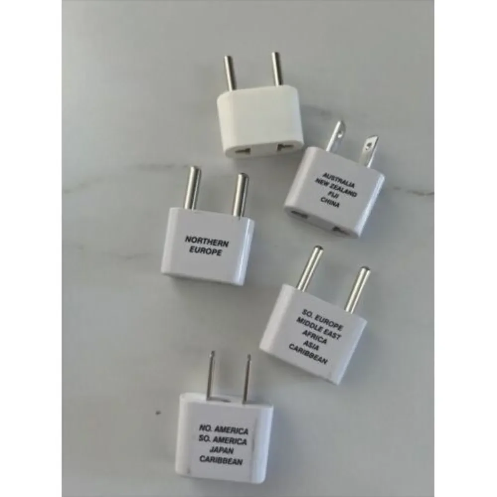 6 Piece Travelwise Model 1875 International‎ Converter Transformer Lot, 220-110V